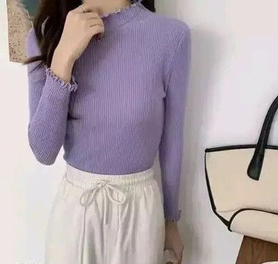 Sovi fashion Casual Solid Women Purple Top