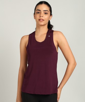 Kobo Casual Solid Women Maroon Top