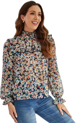 Digi Casual Floral Print Women Multicolor Top