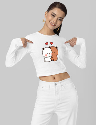 VEKTEK Casual Graphic Print Women White, Multicolor Top