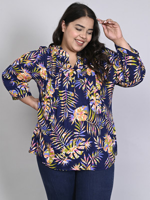 9 impression Casual Printed Women Multicolor Top