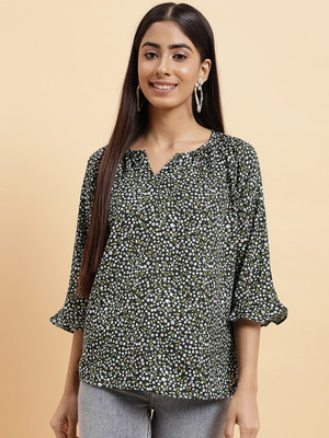 Neesh Casual Printed Women Multicolor Top