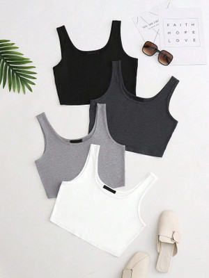 Ddaspration Casual Solid Women Multicolor Top