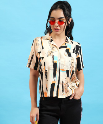 CAMPUS SUTRA Casual Solid Women Multicolor Top