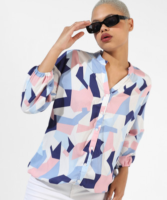 CAMPUS SUTRA Casual Self Design Women Multicolor Top