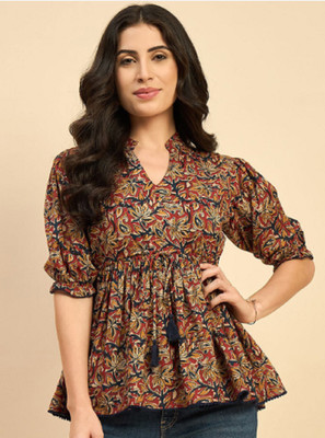 BHOOL BHULAIYA Casual Printed Women Multicolor Top