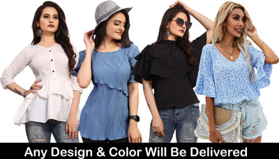 Casual Multicolor Top For Rs. 99 @ 67 %