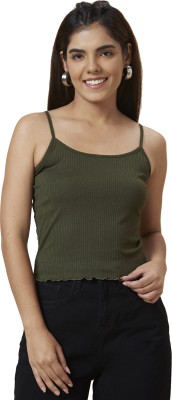 Globus Casual Self Design Women Green Top