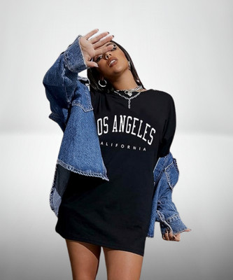 Stem Rope Casual Solid Women Black Top