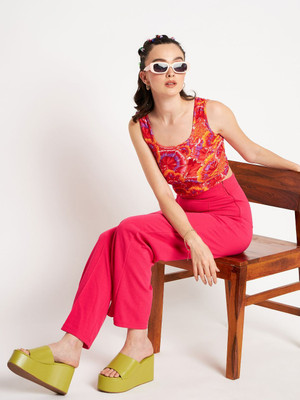 Uptownie Lite Casual Solid Women Multicolor Top