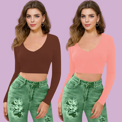 Dream Beauty Fashion Casual Solid Women Pink Top