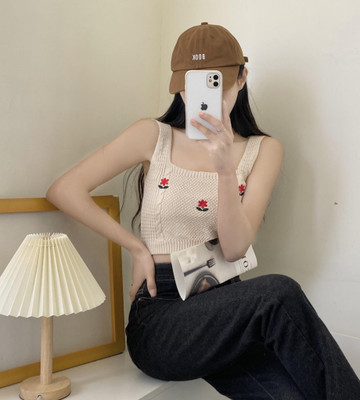 Icw Casual Self Design Women Multicolor Top