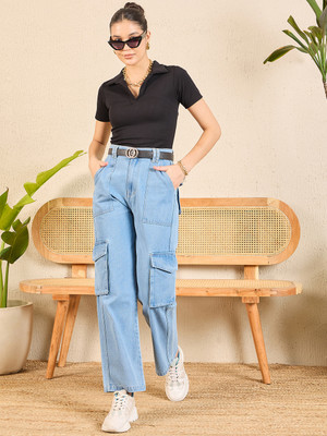 Uptownie Lite Casual Solid Women Black Top