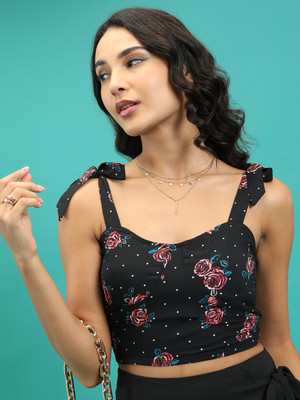 Tokyo Talkies Casual Printed Women Multicolor Top