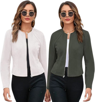 Leriya Fashion Full Sleeve Solid Women Jacket