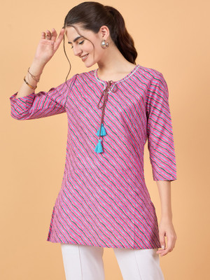 Neesh Casual Striped Women Multicolor Top