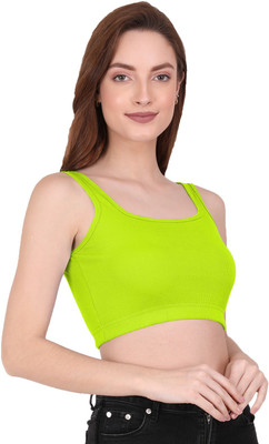 THE BLAZZE Casual Solid Women Dark Green Top