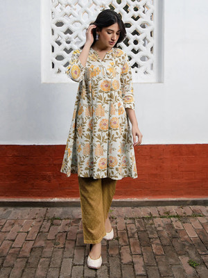 Janasya Casual Printed Women White Top