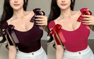Iskakov Casual Solid Women Multicolor Top