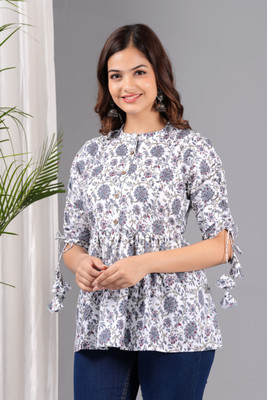 Royal Marque Casual Printed Women Multicolor Top