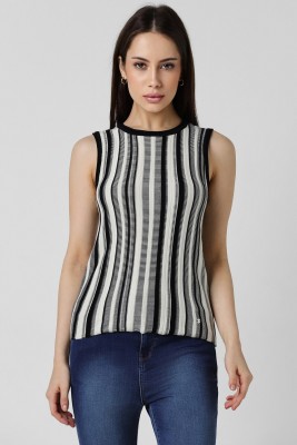 VAN HEUSEN Casual Striped Women Multicolor Top