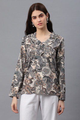 OTTAVIA Party Printed Women Multicolor Top