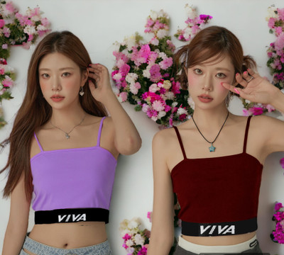 Istyle Can Casual Solid Women Purple Top