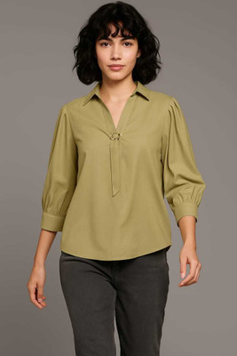 NEHA FASHIONNN Casual Solid Women Purple Top