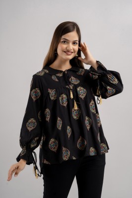 DMP FASHION Party Printed Women Multicolor Top