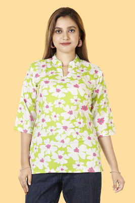 VISHESTA Casual Printed Women Multicolor Top