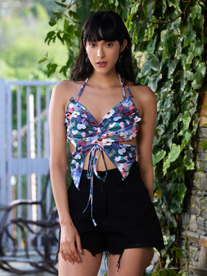 TANDUL Casual Floral Print Women Multicolor Top