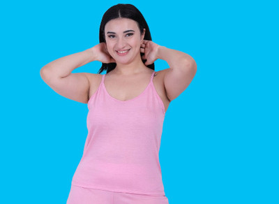 elegance redefined Casual Solid Women Pink Top