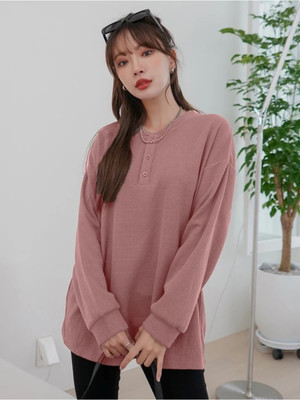 ROYEL FABGLOW Casual Solid Women Pink Top