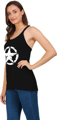 jovo Party Self Design Women Black Top