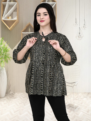 AMORE CREATION Casual Embroidered Women Multicolor Top