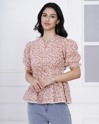 MISS BALIKA Casual Floral Print Women Multicolor Top