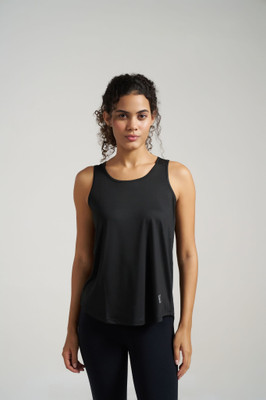 MUNNS & MARS Casual Solid Women Black Top
