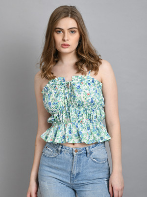 Fiorenza Party Printed Women Multicolor Top