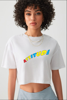 FURRR Casual Printed Women White Top