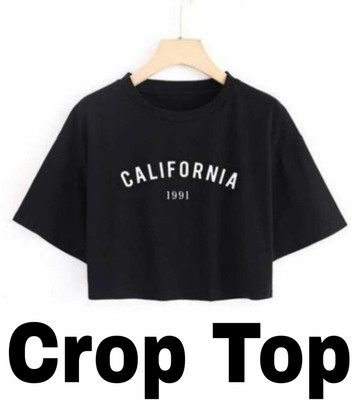 Everfab Casual Printed Women Black Top