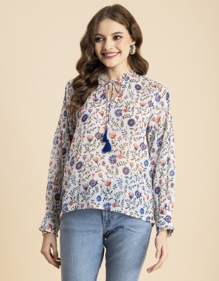 moomaya Casual Printed Women Multicolor Top