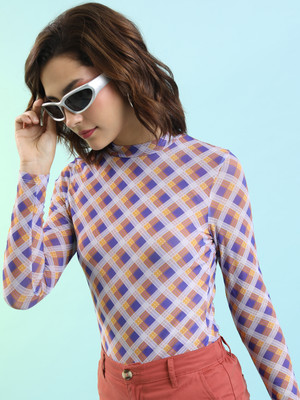 Tokyo Talkies Casual Printed Women Multicolor Top