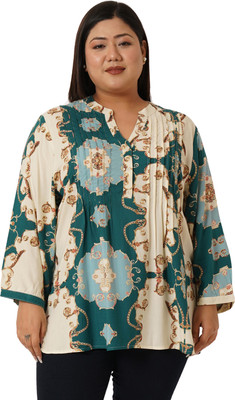 9 impression Casual Printed Women Multicolor Top
