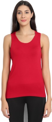 BAMBOOLOGY Casual Solid Women Red Top
