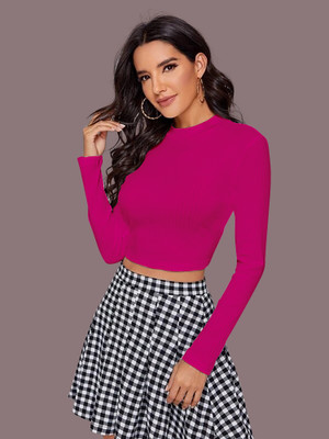 Dream Beauty Fashion Casual Solid Women Pink Top