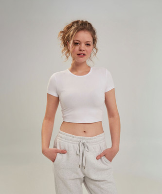 Sollobell Casual Solid Women White Top