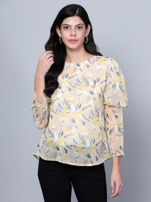 Moda Rapido Casual Printed Women Multicolor Top
