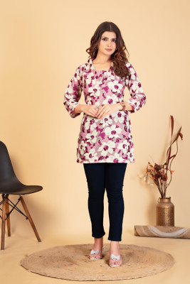MANTRA DESIGNER Casual Floral Print Women Multicolor Top