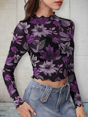 Cozynest Casual Printed Women Multicolor Top