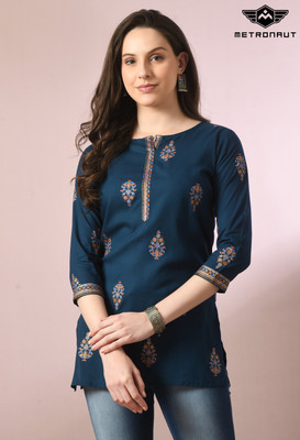 METRONAUT Casual Printed Women Multicolor Top